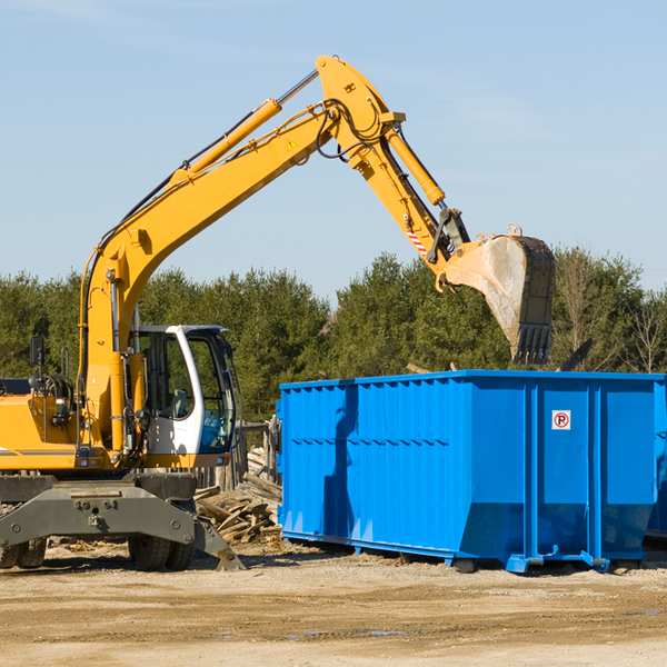 how many times can i have a residential dumpster rental emptied in Rock Point